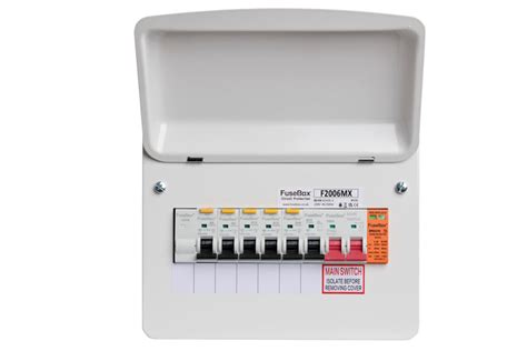 6 way fuse distribution box|screwfix 6 way consumer unit.